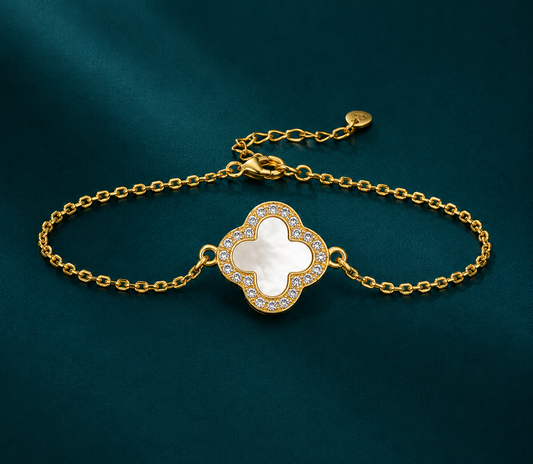 Hortéa Armband - Perlmutt weiß